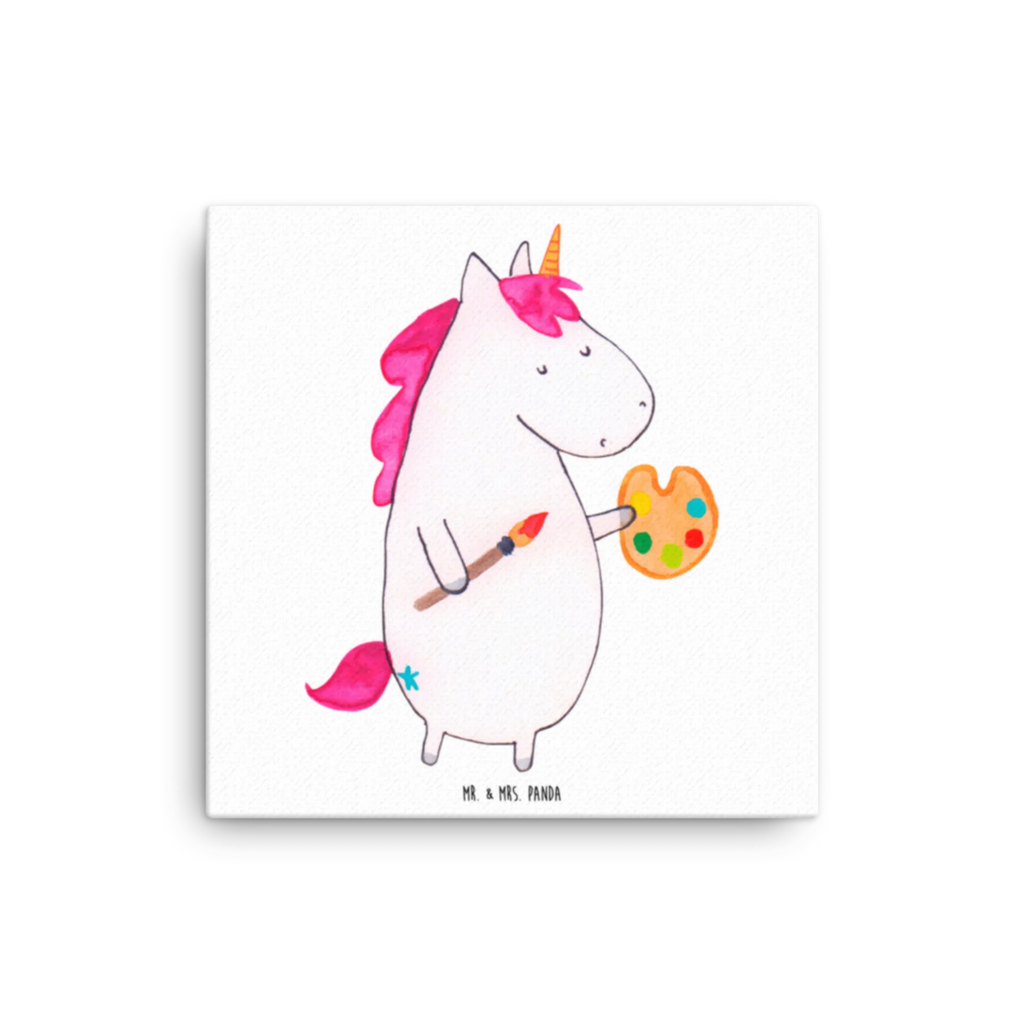 Canvas picture unicorn Artist Wanddeko, Bild, Leinwand, Dekoration, Kunstdruck, Einhorn, Einhörner, Einhorn Deko, Unicorn, Artist, Geschenk, Farbe, Maler, Zeichnen, Pinsel, Künstler, Stift, Englisch, Malen, Welt