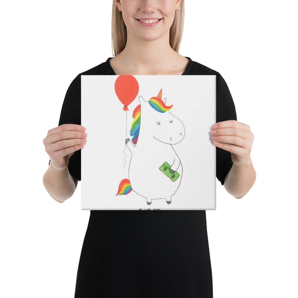 Canvas picture unicorn balloon Kunstdruck, Leinwand, Unicorn, Einhorn, Einhorn Deko, Einhörner, Geld, Freundin, Lebenslust, Geschenk, Luftballon, Freude