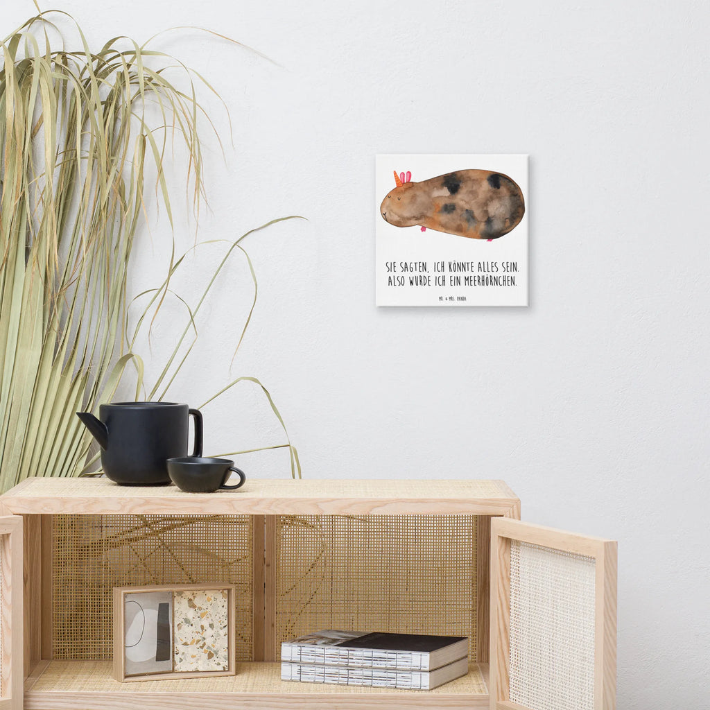 Canvas picture Jednorożec świnka morska Kunstdruck, Wanddeko, Dekoration, Bild, Leinwand, Einhorn, Einhörner, Einhorn Deko, Unicorn, Meericorn, Meerschwein, Meerschweinchen, Meerhörnchen