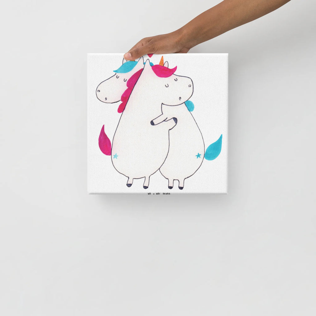 Canvas picture unicorn communication Leinwand, Bild, Dekoration, Kunstdruck, Wanddeko, Einhorn, Einhörner, Einhorn Deko, Unicorn, Spruch, Valentine, Geschenk, Valentinstag, Liebe, witzig, lustig, Partner, Ehe