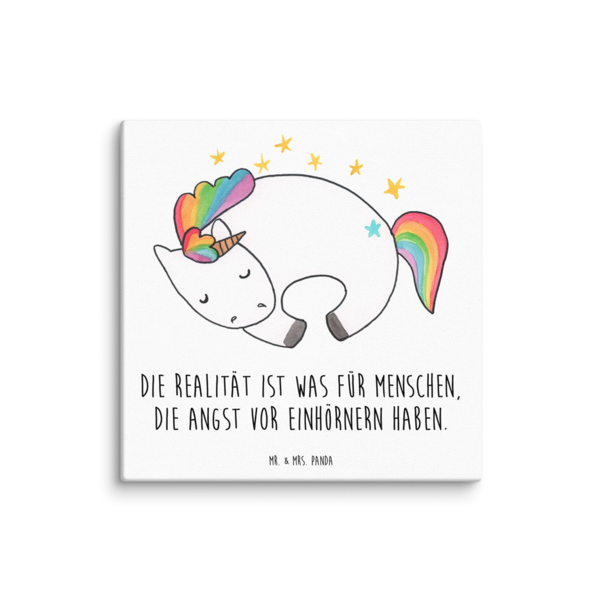Leinwand Bild Einhorn Nacht Kunstdruck, Leinwand, Unicorn, Einhorn, Einhörner, Einhorn Deko, Freundin, Träume, Menschen, Realität, Traum, Ruhe, Geschenk