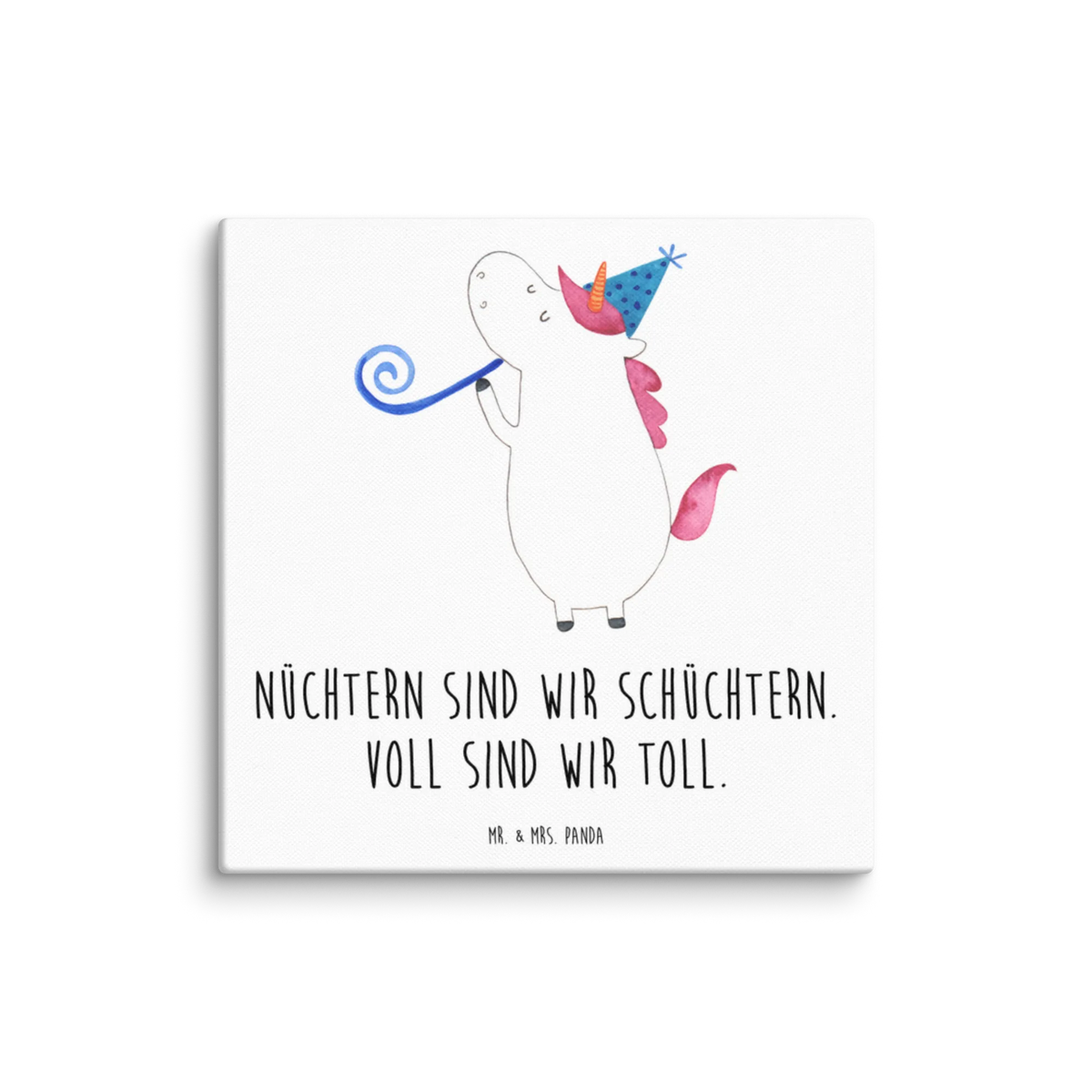 Leinwand Bild Einhorn Party Leinwand, Kunstdruck, Unicorn, Einhorn, Einhörner, Einhorn Deko, Glitzer, Geburtstag, Alkohol, Konfetti, Fest, Club, Disco, Party, Feier