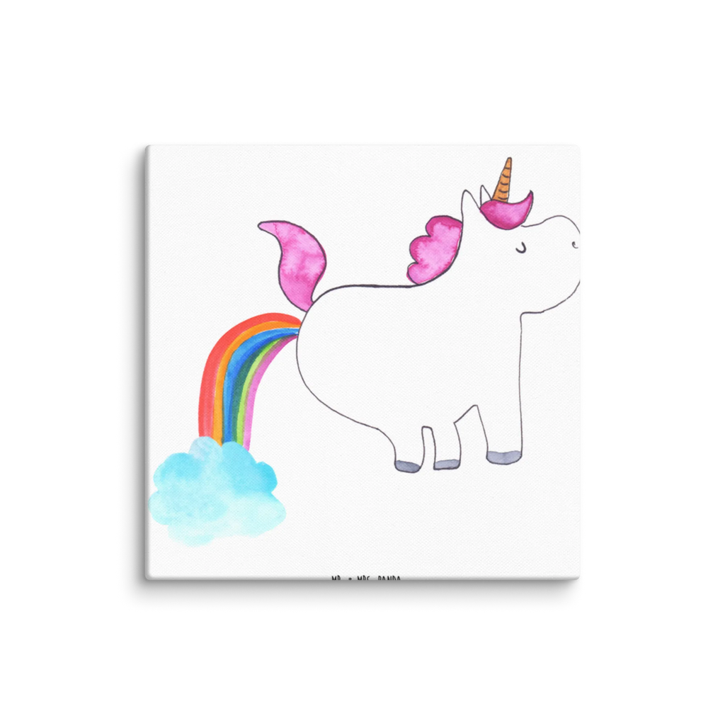 Leinwand Bild Einhorn Pupsend Kunstdruck, Leinwand, Unicorn, Einhorn, Einhorn Deko, Einhörner, Freundin, Erwachsenwerden, Glitzer, Einhornpower, Pups, Spaß, Lustig, Regenbogen