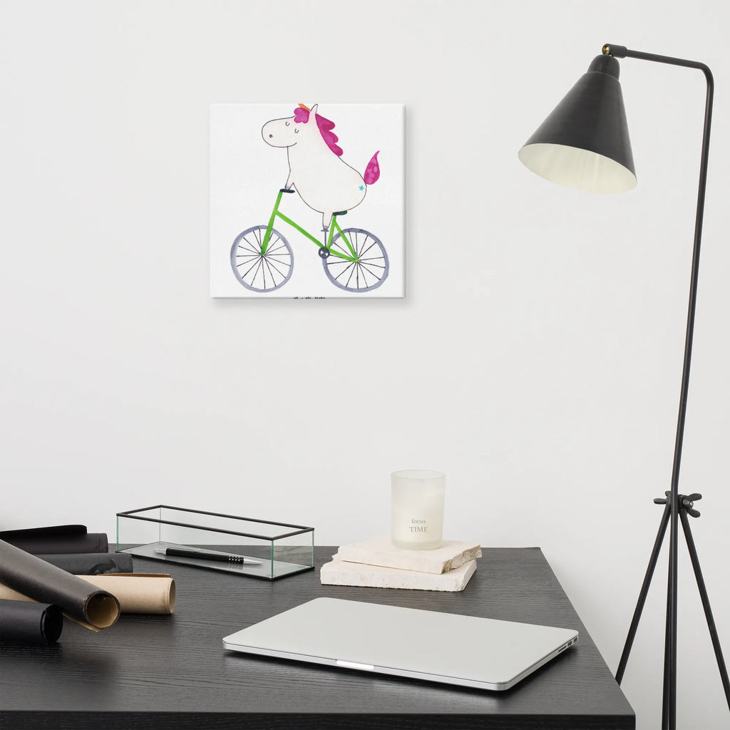 Canvas picture unicorn cyclist Bild, Leinwand, Dekoration, Wanddeko, Kunstdruck, Einhorn, Einhörner, Einhorn Deko, Unicorn, Radfahren, Rad, Luxusproblem, Liebeskummer, Feenstaub, Konfetti, Bike, Kummer, Radfahrer