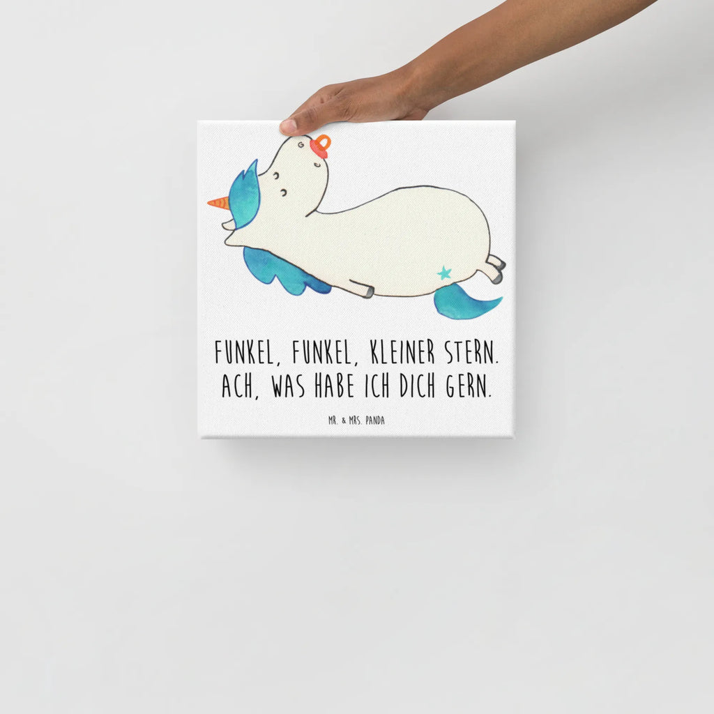 Canvas picture unicorn dummy Wanddeko, Kunstdruck, Dekoration, Bild, Leinwand, Einhorn, Einhörner, Einhorn Deko, Unicorn, Mama, Geschenk Geburt, Mutter, Säugling, Geburtstag, Baby, Geburt, Schnuller, Kleinkind