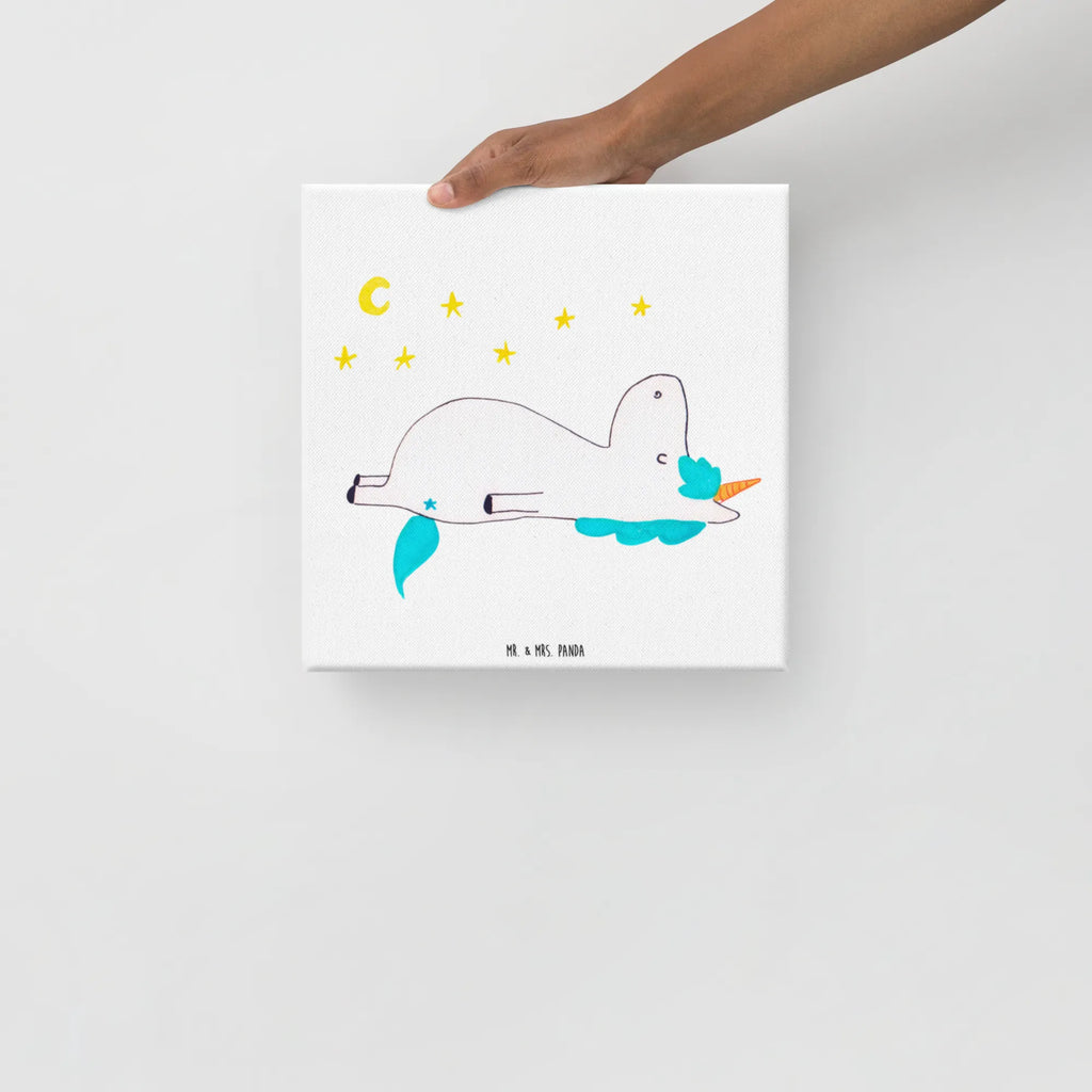 Leinwand Bild Einhorn Sternenhimmel Dekoration, Kunstdruck, Bild, Wanddeko, Leinwand, Einhorn, Einhörner, Einhorn Deko, Unicorn, Sterne, Sternenhimmel, Dachschaden, Verrückt
