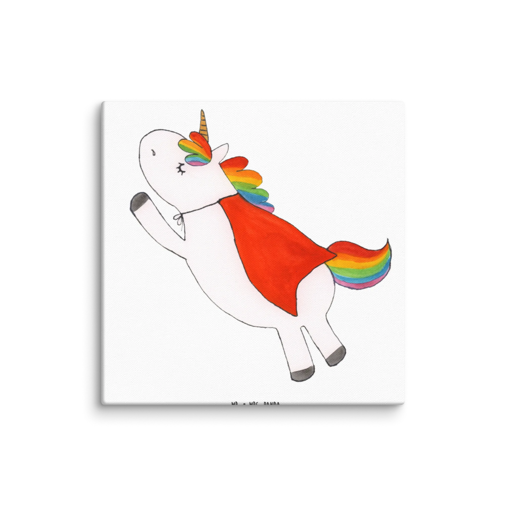 Leinwand Bild Einhorn Super Kunstdruck, Leinwand, Unicorn, Einhorn, Einhorn Deko, Einhörner, Traummann, Held, Geschenk, Girl, Superheld, Freundin, Mädchen