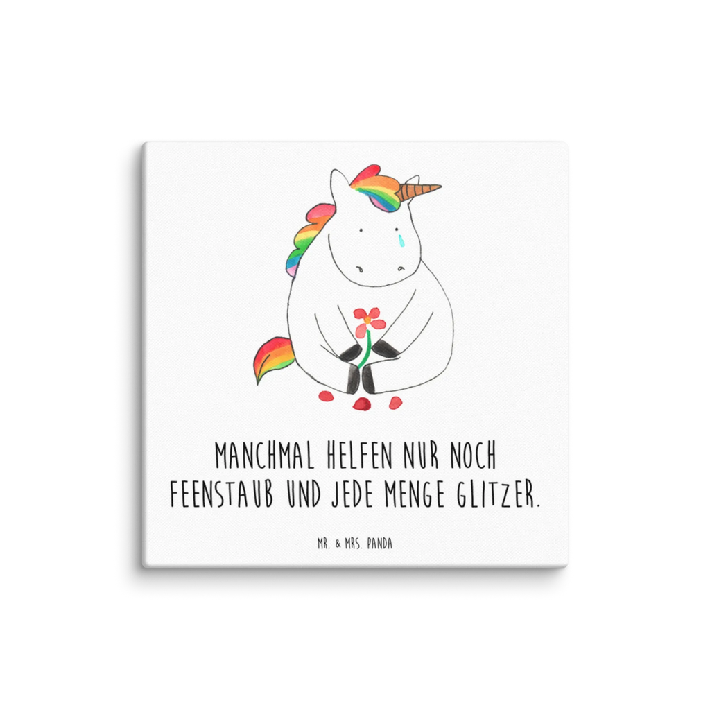 Leinwand Bild Einhorn Traurig Leinwand, Bild, Kunstdruck, Wanddeko, Dekoration, Einhorn, Einhörner, Einhorn Deko, Unicorn, Glitzer, Trösten. Freundschaft, Freunde, Liebe, Trauer, Grußkarte, Blume
