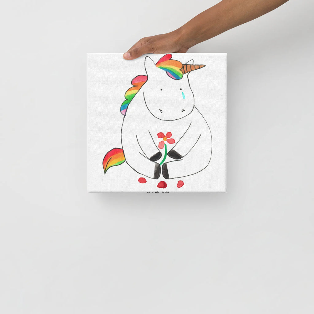 Leinwand Bild Einhorn Traurig Leinwand, Bild, Kunstdruck, Wanddeko, Dekoration, Einhorn, Einhörner, Einhorn Deko, Unicorn, Glitzer, Trösten. Freundschaft, Freunde, Liebe, Trauer, Grußkarte, Blume