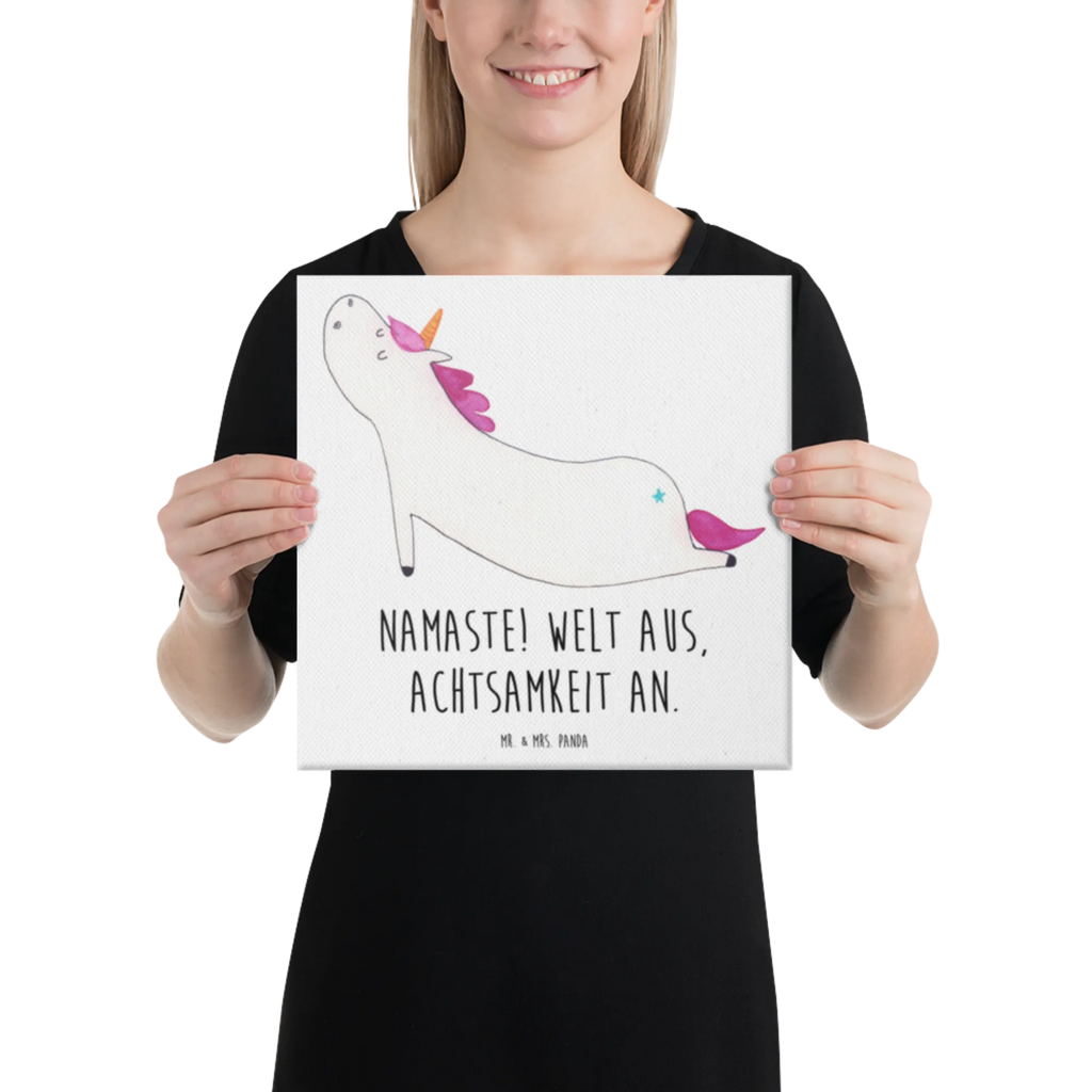 Canvas picture unicorn yoga Wanddeko, Leinwand, Kunstdruck, Dekoration, Bild, Einhorn, Einhörner, Einhorn Deko, Unicorn, süß, Yogamatte, Sport, Yoga, witzig, Joga, Entspannung, lustig, Achtsamkeit, Namaste
