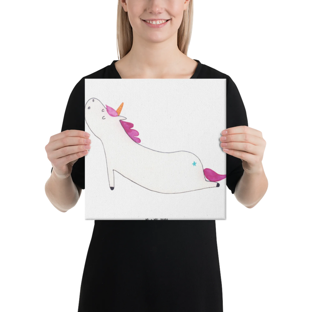 Canvas picture unicorn yoga Wanddeko, Leinwand, Kunstdruck, Dekoration, Bild, Einhorn, Einhörner, Einhorn Deko, Unicorn, süß, Yogamatte, Sport, Yoga, witzig, Joga, Entspannung, lustig, Achtsamkeit, Namaste