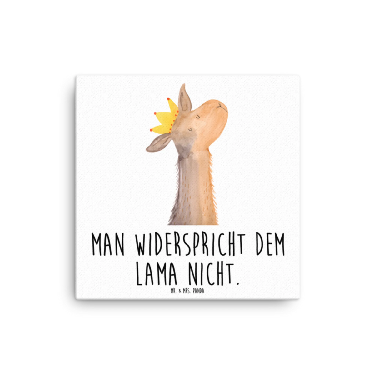 Canvas picture llama head king Kunstdruck, Leinwand, Lama, Alpaka, Mama, König, Königin, Abi, Vorgesetzter, Chef, Abitur, Papa, Freundin, Kollegin, Lamas, Büro Kollege