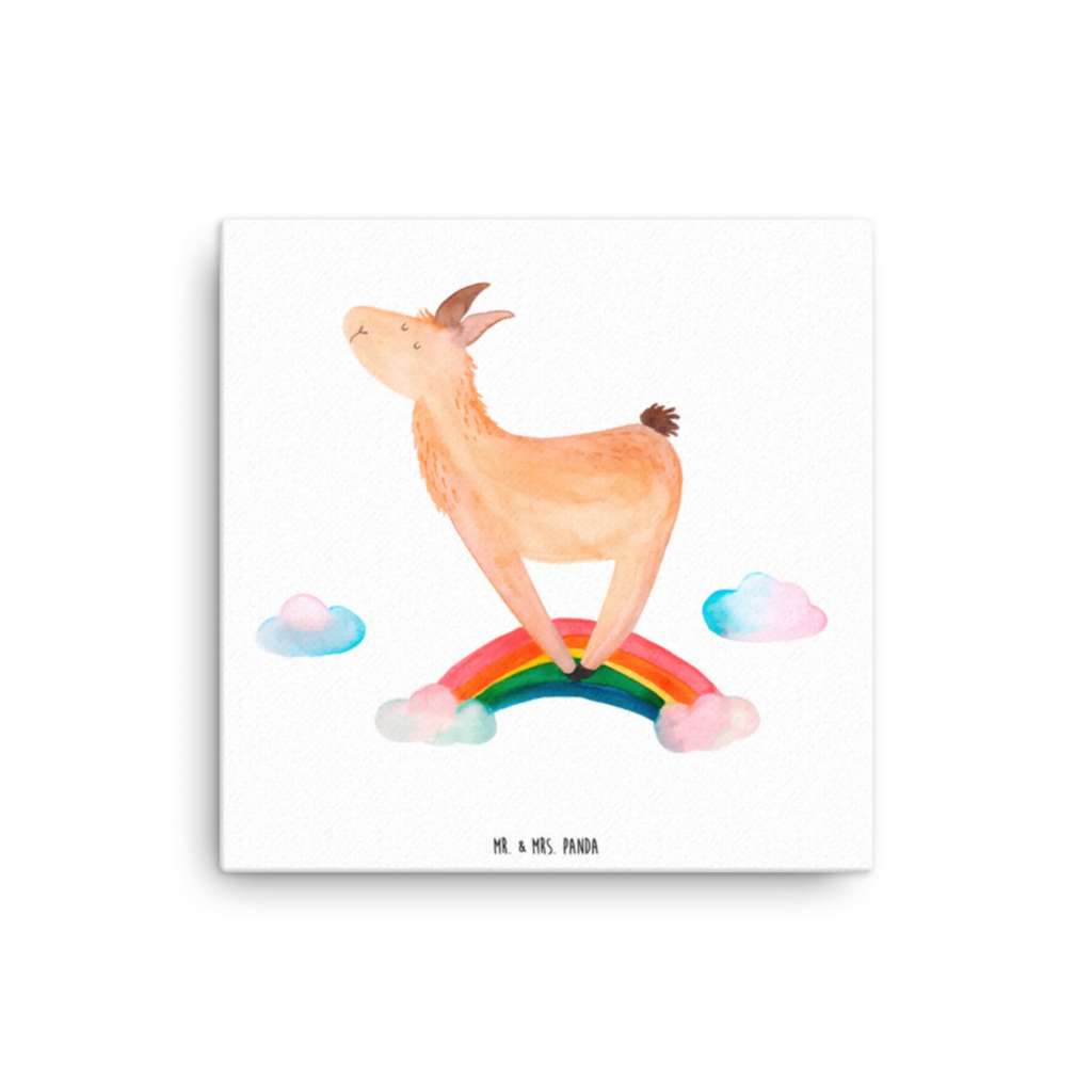 Canvas picture lama rainbow Leinwand, Bild, Wanddeko, Kunstdruck, Dekoration, Lama, Alpaka, Schule, Haters, Haters gonna hate, Außenseiter, Regenbogen, Lamas, Abi, Wolkenland, Freiheit, Selbstständig, Hobby
