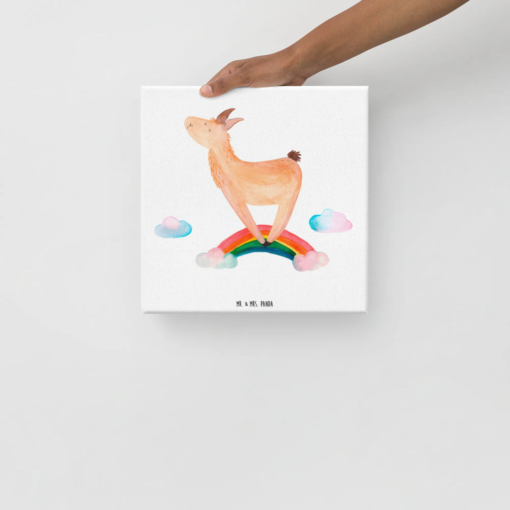 Canvas picture lama rainbow Leinwand, Bild, Wanddeko, Kunstdruck, Dekoration, Lama, Alpaka, Schule, Haters, Haters gonna hate, Außenseiter, Regenbogen, Lamas, Abi, Wolkenland, Freiheit, Selbstständig, Hobby