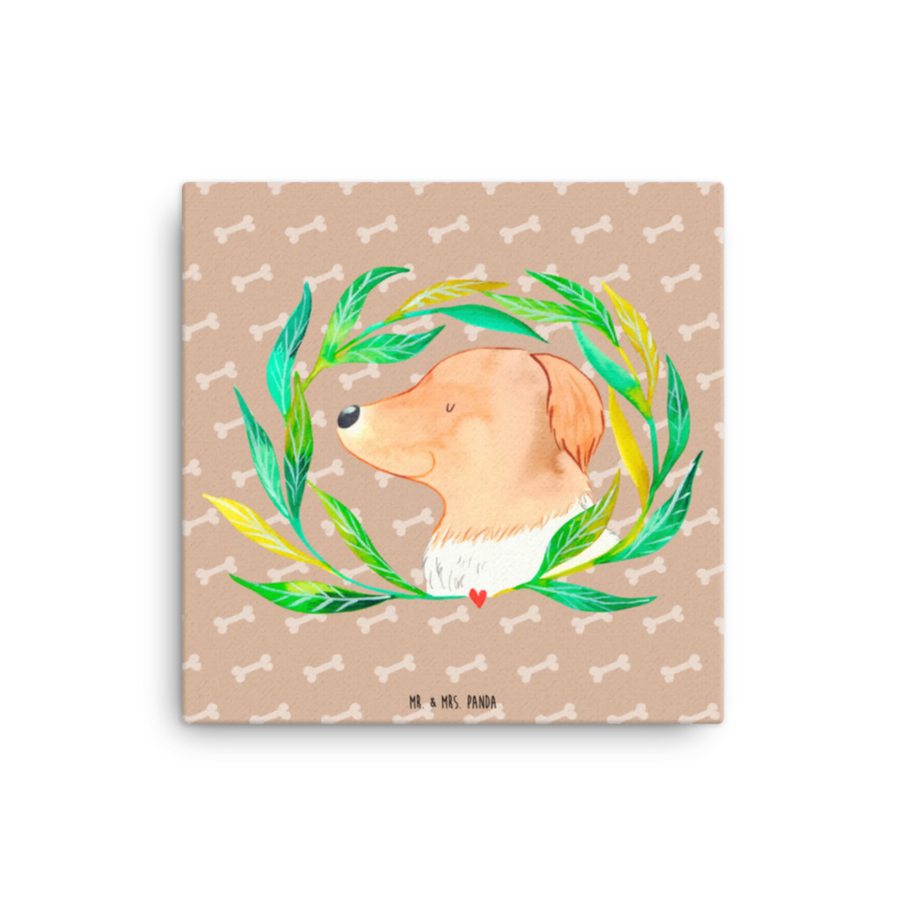 Canvas picture Dog Flower Kunstdruck, Leinwand, Hunderasse, Hundebesitzer, Sprüche, Hundemotiv, Haustier, Tierliebhaber, Hund, Ranke, Therapie, Selbsttherapie, Hundeglück, Hunde, Hundeliebe