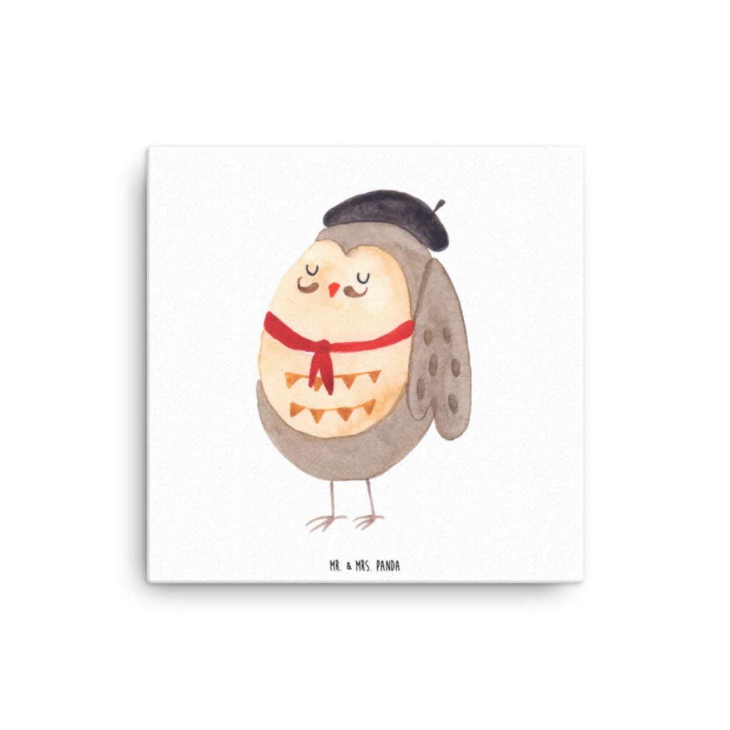 Canvas picture Owl France Kunstdruck, Leinwand, Eule, Hibou, Frankreich, Owl, Eulen, Spruch schön, La Vie Est Belle, Spruch Französisch, Das Leben Ist schön, Eule Deko