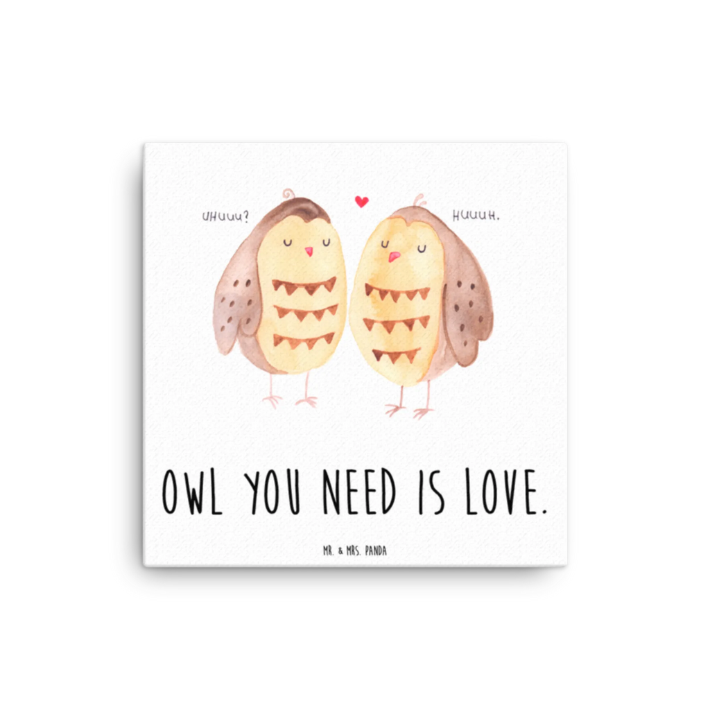 Canvas picture owls Love Leinwand, Kunstdruck, Eule, Freund, Freundin Geschenk, Liebe Spruch, Owl, All You Need Is Love, Liebe, Hochzeit Spruch, Eule Deko, Wortspiel Lustig