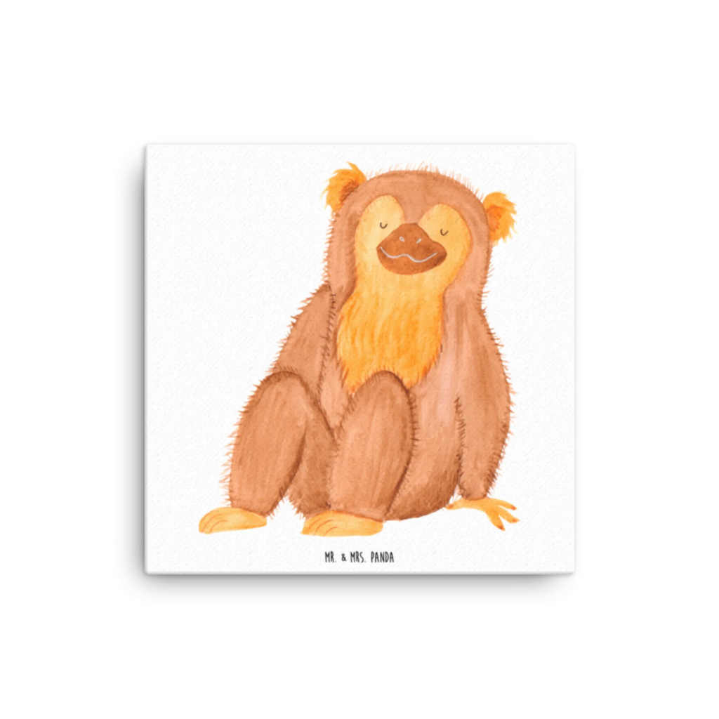 Canvas picture Monkey Kunstdruck, Leinwand, Wildtiere, Afrika, Äffchen, Selbstbewusstsein, Liebe, Selbstliebe, Motivation, Selfcare, Affe, Respekt, Selbstachtung, Affen