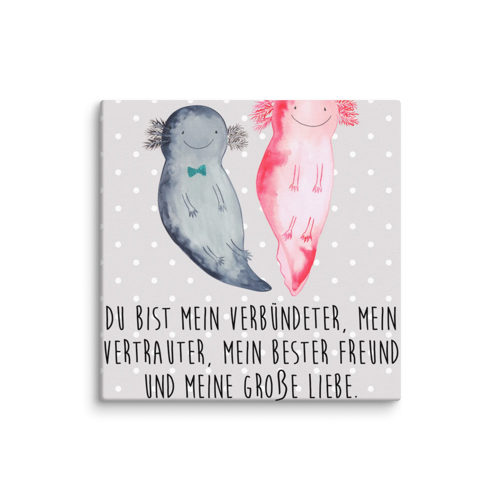 Canvas picture axolotl Girlfriend Kunstdruck, Leinwand, Molch, Axolotl, Große Liebe, Verlobter, Freund, Lurch, Lurche, Ehemann, Axolot, Valentinstag, Schwanzlurch, Liebesbeweis, Jahrestag, Liebe