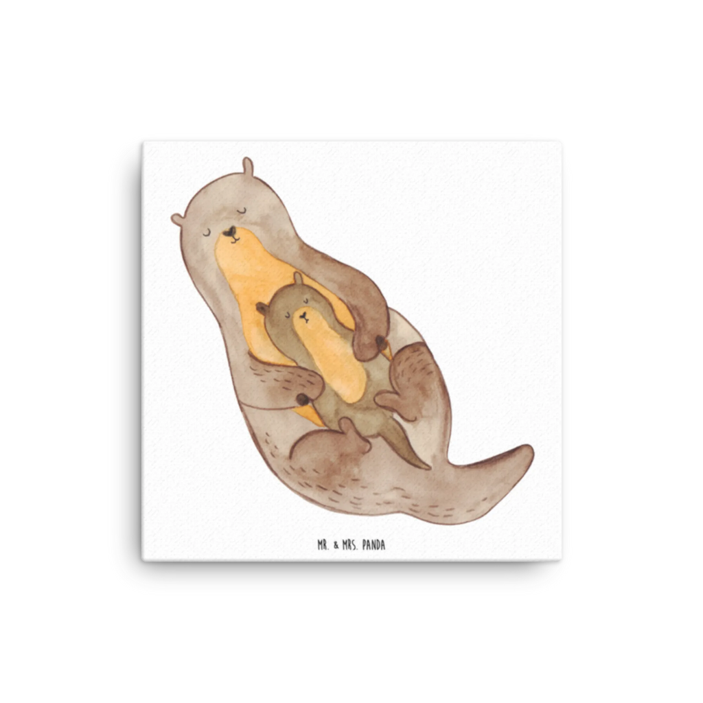 Canvas picture otter child Kunstdruck, Leinwand, Fischotter, Seeotter, Otter, Otter Seeotter See Otter