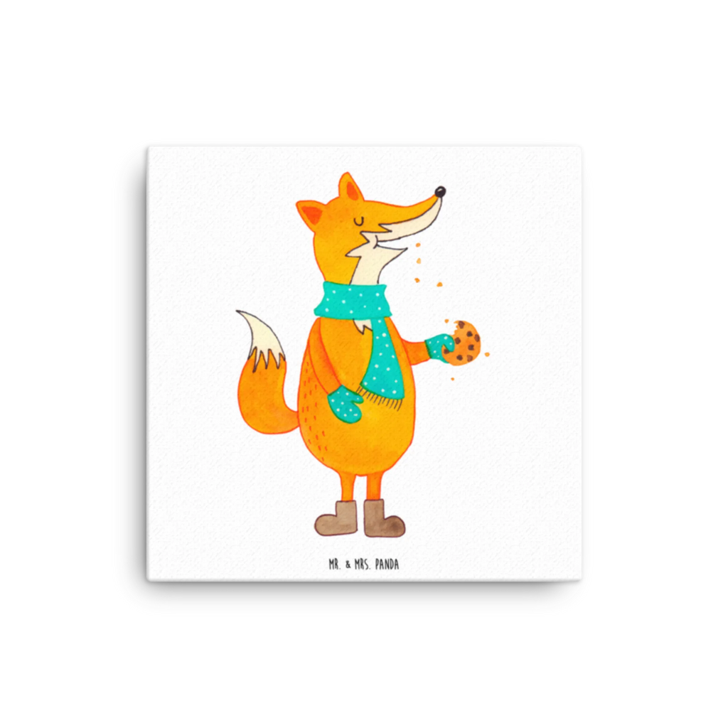 Canvas picture Fox biscuit Kunstdruck, Leinwand, Fuchs, Weihnachtszeit, Plätzchen, Backen Spruch, Kekse, Liebe, Winter, Küche Deko, Füchse