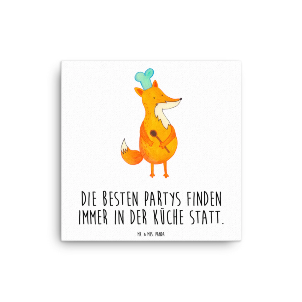 Canvas picture Fox A cook Leinwand, Kunstdruck, Fuchs, Bäcker, Witzig, Füchse, Köche, Spruch Lustig, Party Spruch, Küche Deko, Küche Spruch, Koch Geschenk