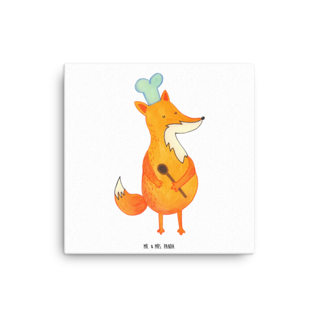 Canvas picture Fox A cook Leinwand, Kunstdruck, Fuchs, Bäcker, Witzig, Füchse, Köche, Spruch Lustig, Party Spruch, Küche Deko, Küche Spruch, Koch Geschenk