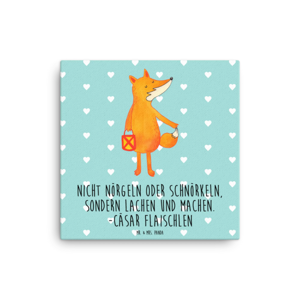 Canvas picture Fox Lantern Kunstdruck, Leinwand, Fuchs, Liebeskummer Spruch, Laternenumzug, Laterne, Aufmuntern, Füchse, Sankt Martin, Spruch Trösten, Cäsar Otto Hugo Flaischlen