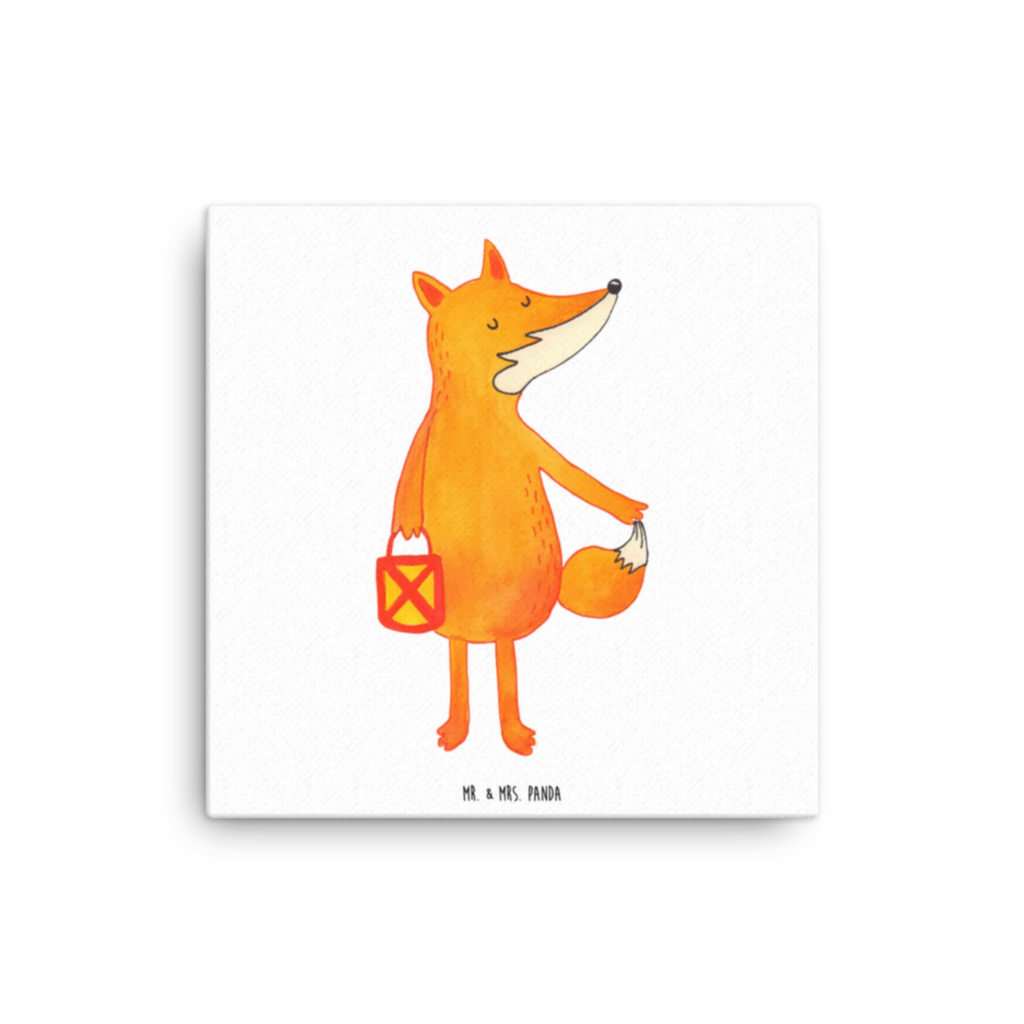 Canvas picture Fox Lantern Kunstdruck, Leinwand, Fuchs, Liebeskummer Spruch, Laternenumzug, Laterne, Aufmuntern, Füchse, Sankt Martin, Spruch Trösten, Cäsar Otto Hugo Flaischlen