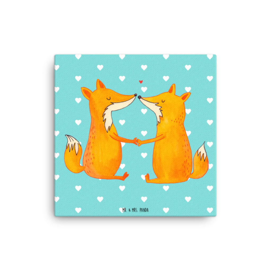 Canvas picture foxes Love Kunstdruck, Leinwand, Fuchs, Liebesbeweis, Freundin, Paar, Verlobte, Liebe, Füchse, Freund, Ehefrau, Partner, Ehe, Fox, Ehemann, Liebespaar