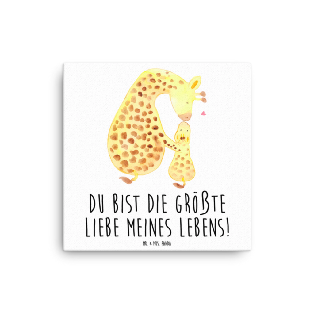 Canvas picture giraffe child Leinwand, Kunstdruck, Wildtiere, Afrika, Sohn, Kind, Tochter, Mama, Giraffe, Lieblingsmensch, Mutter