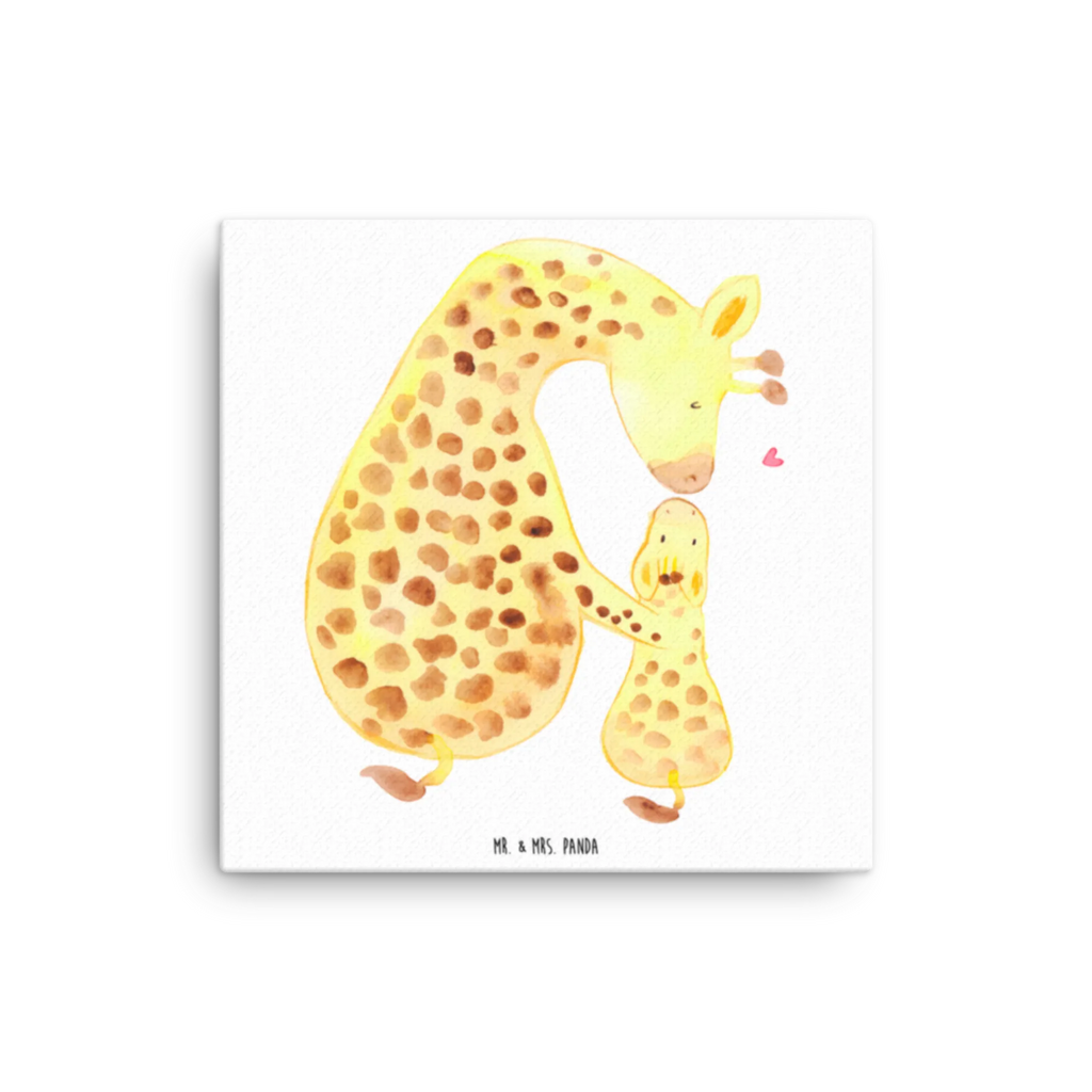 Canvas picture giraffe child Leinwand, Kunstdruck, Wildtiere, Afrika, Sohn, Kind, Tochter, Mama, Giraffe, Lieblingsmensch, Mutter