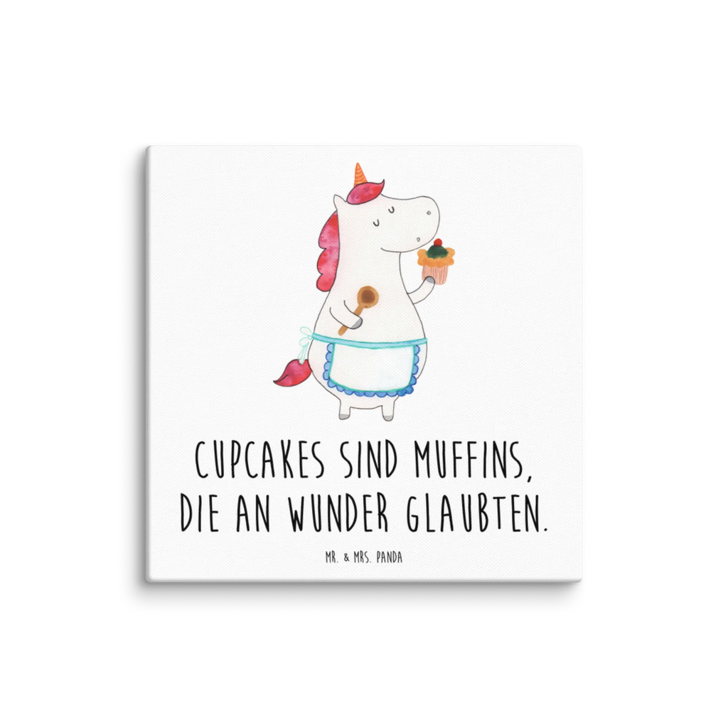 Canvas picture Jednorożec Kuchnia Kunstdruck, Leinwand, Unicorn, Einhorn, Einhorn Deko, Einhörner, Bäckerin, Torte, Träumen, Muffin, Koch, Hobbykoch, Kuchen, Backen, Motivation, Träumer