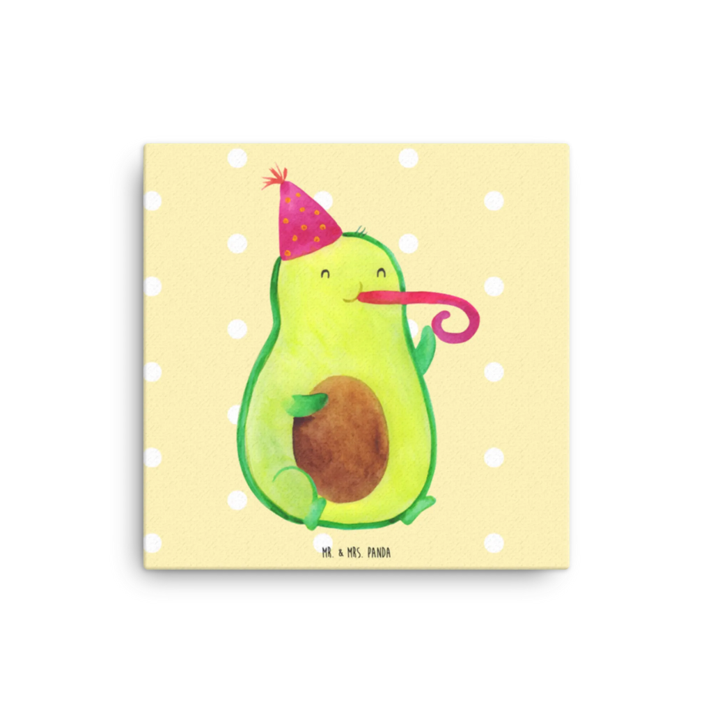 Leinwand Bild Avocado Partyhupe Wanddeko, Bild, Leinwand, Dekoration, Kunstdruck, Avocado, Veggie, Vegan, Gesund, Feierlichkeit, Party, Tröte, Gute Laune, Geburtstag, Fete, Feier