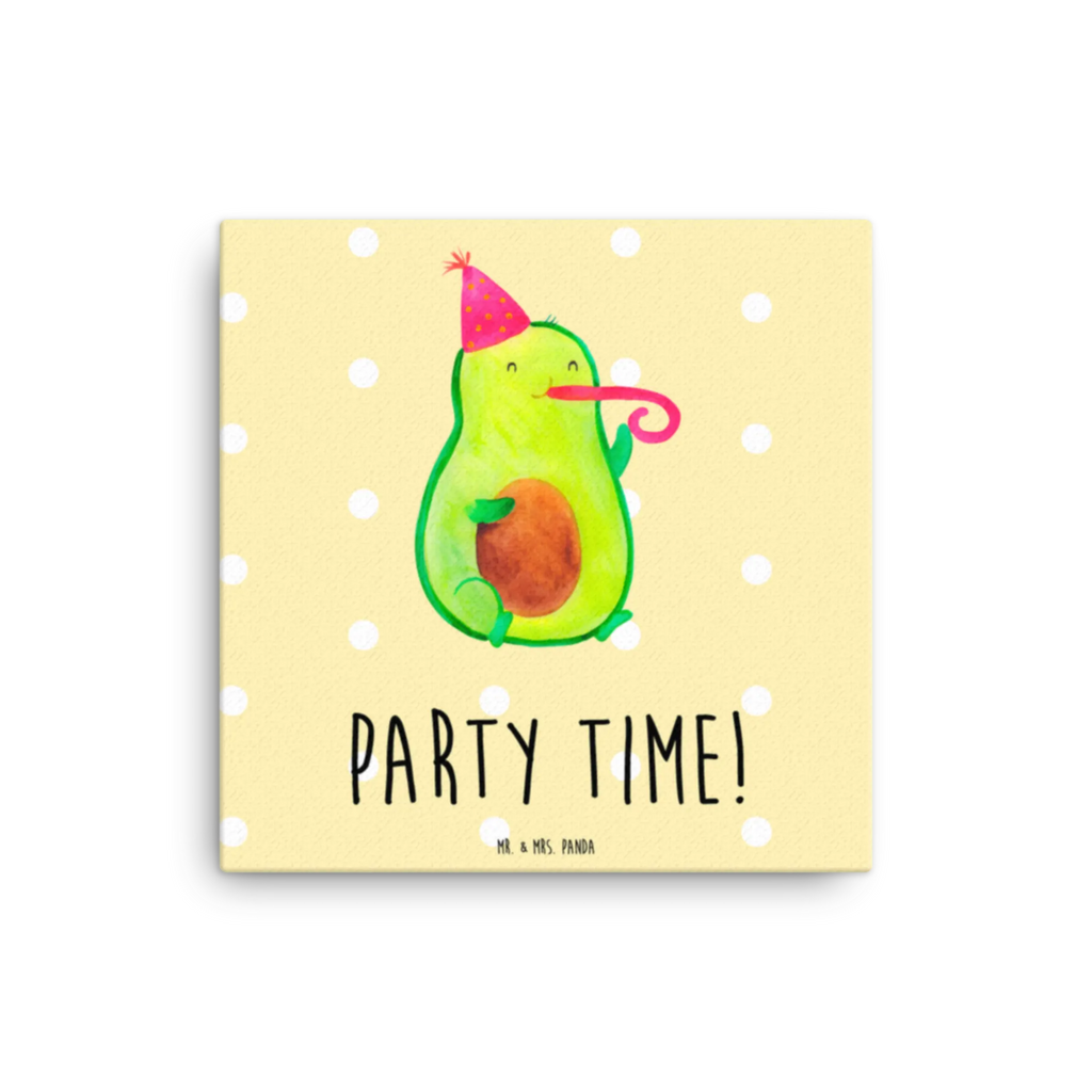 Canvas picture avocado party time Dekoration, Wanddeko, Bild, Leinwand, Kunstdruck, Avocado, Veggie, Vegan, Gesund