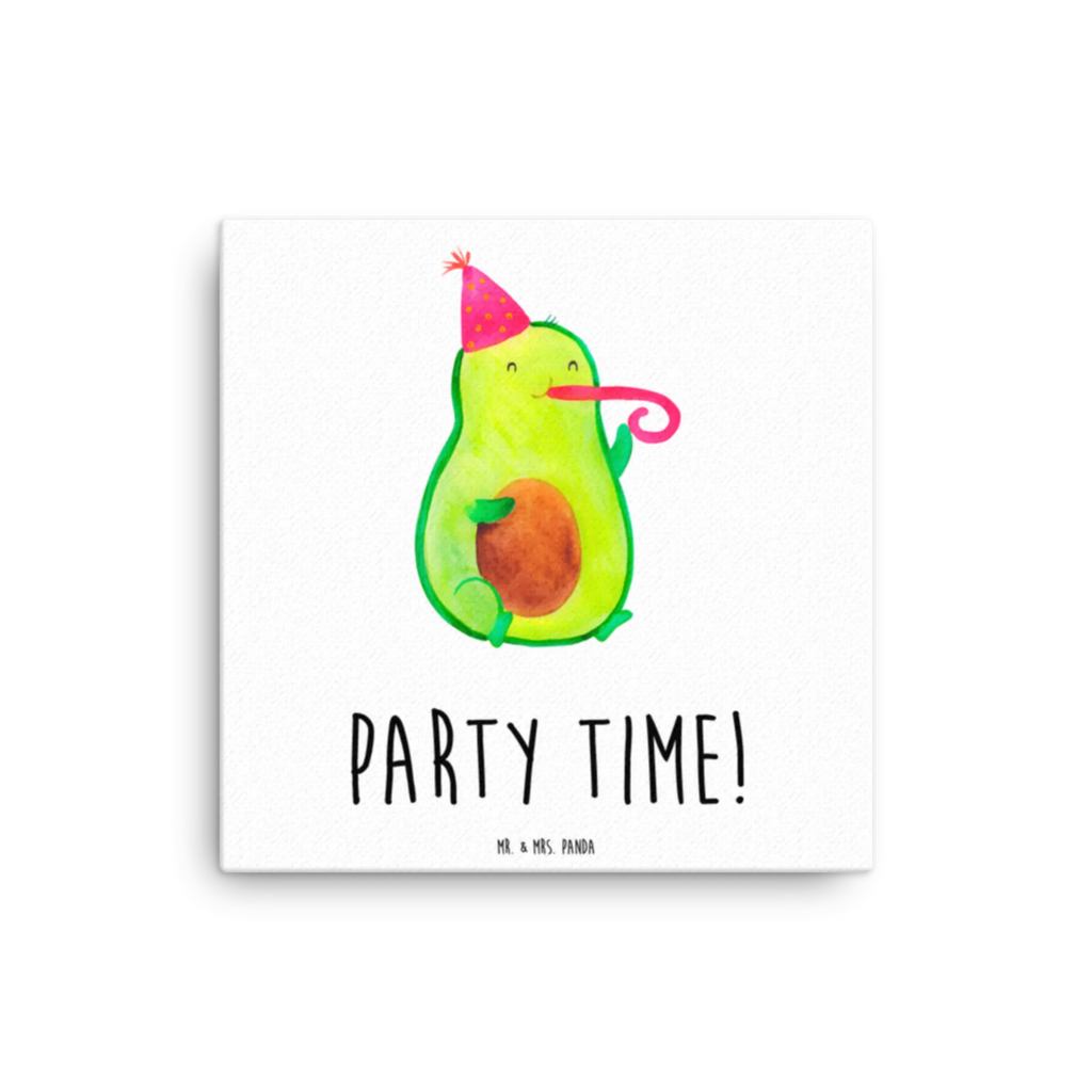 Canvas picture avocado party time Dekoration, Wanddeko, Bild, Leinwand, Kunstdruck, Avocado, Veggie, Vegan, Gesund