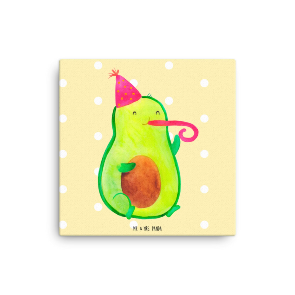 Canvas picture avocado party time Dekoration, Wanddeko, Bild, Leinwand, Kunstdruck, Avocado, Veggie, Vegan, Gesund