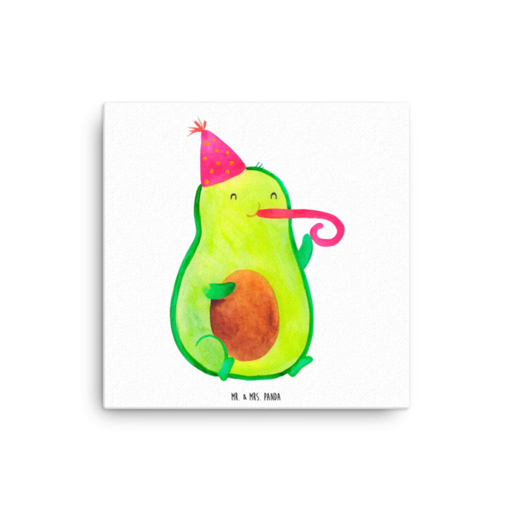 Canvas picture avocado party time Dekoration, Wanddeko, Bild, Leinwand, Kunstdruck, Avocado, Veggie, Vegan, Gesund