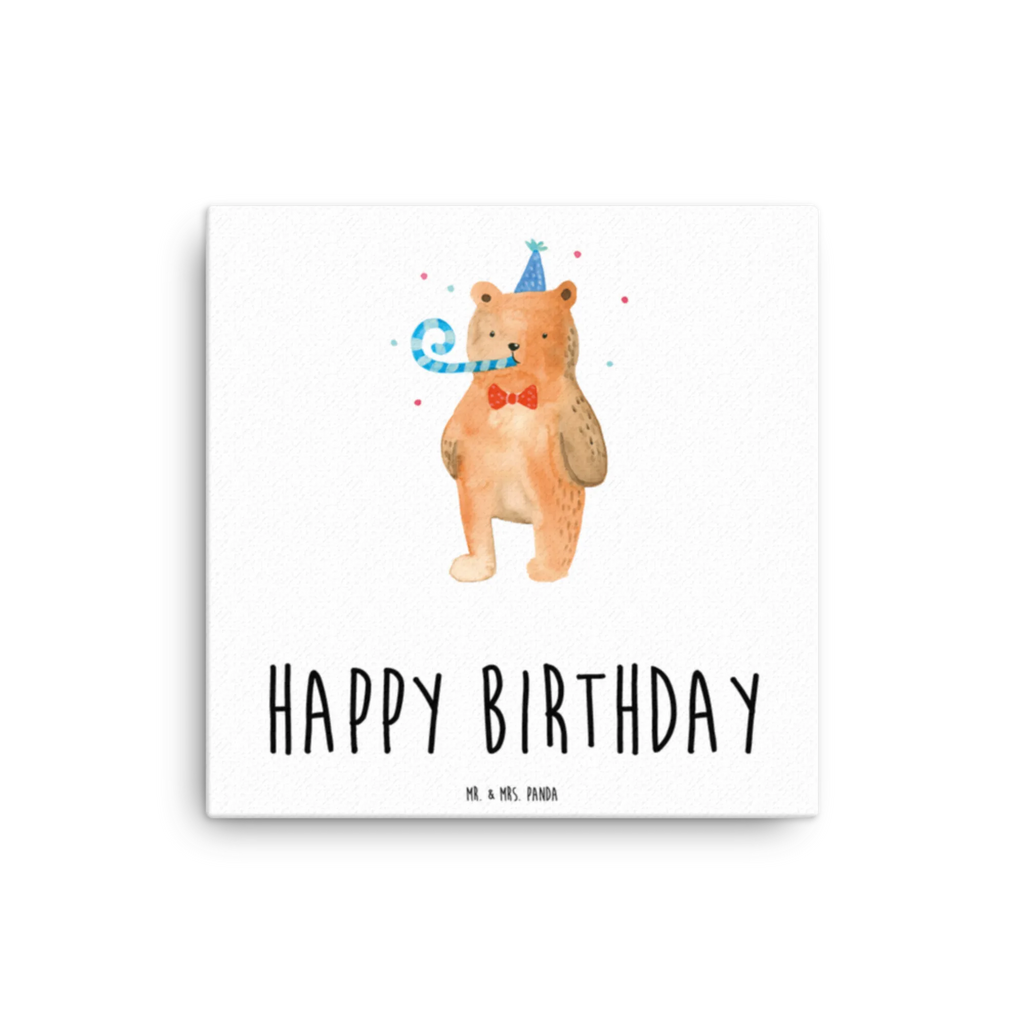 Leinwand Bild Bär Geburtstag Leinwand, Kunstdruck, Teddybär, Teddy, Bär, Geburtstag, Alles Gute, Glückwunsch, Happy Birthday