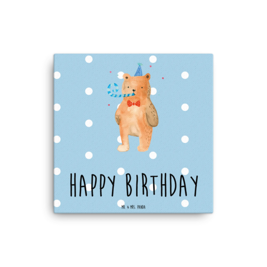 Leinwand Bild Bär Geburtstag Leinwand, Kunstdruck, Teddybär, Teddy, Bär, Geburtstag, Alles Gute, Glückwunsch, Happy Birthday