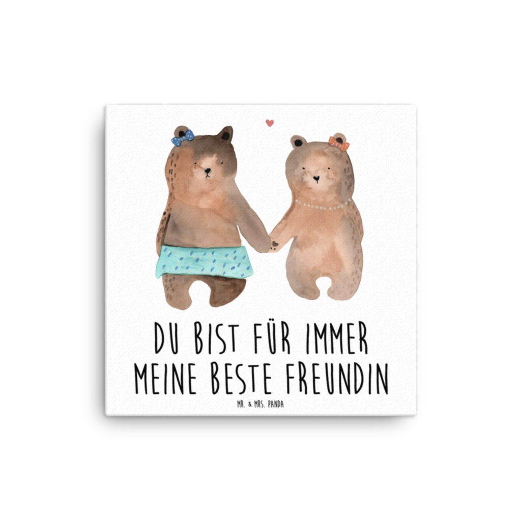 Canvas picture bear Girlfriend Kunstdruck, Leinwand, Teddybär, Teddy, Bär, Bär Freundin Beste Freund Liebe Liebesbeweis Verliebt Kumpel Kumpeliene