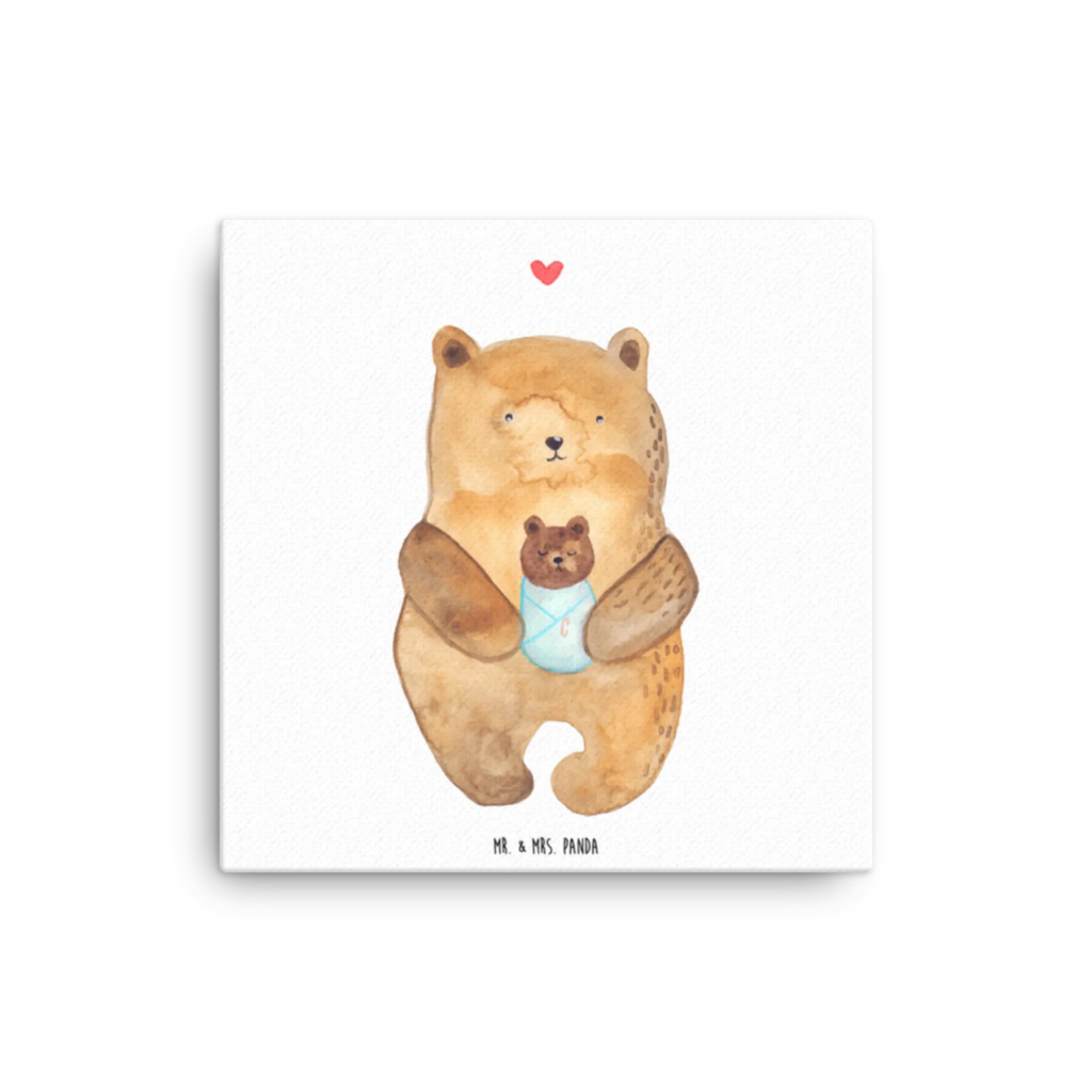 Canvas picture bear infant Leinwand, Kunstdruck, Teddybär, Teddy, Bär, Mutter, Geburt, Taufe, Geburtstag, Enkel, Eltern, Enkelin, Neffe, Glückwunsch, Nichte, Täufling, Baby