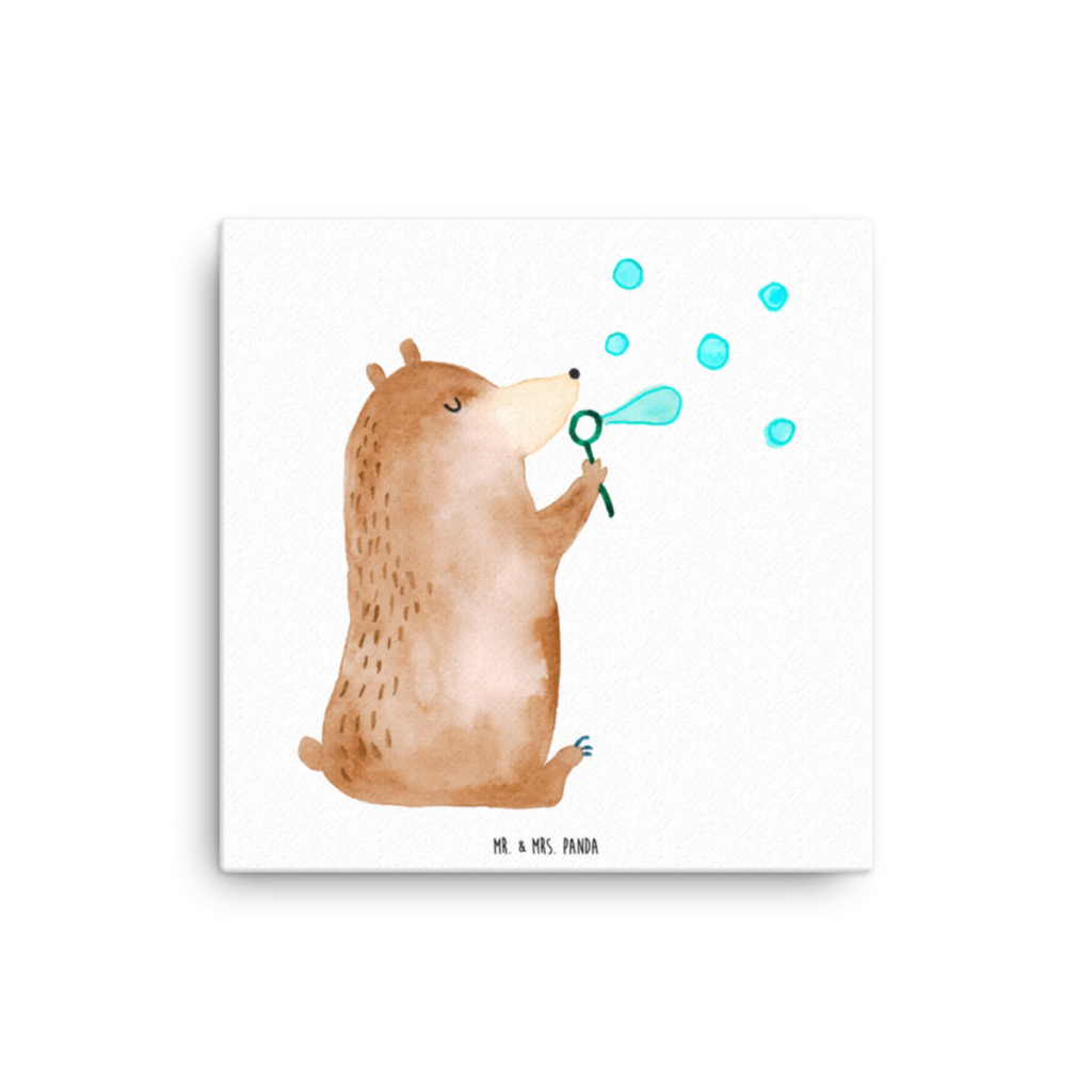 Canvas picture bear soap bubbles Leinwand, Kunstdruck, Teddybär, Teddy, Bär, Seifenblasen Bär Lustig Sein Glücklich Traurig Happy
