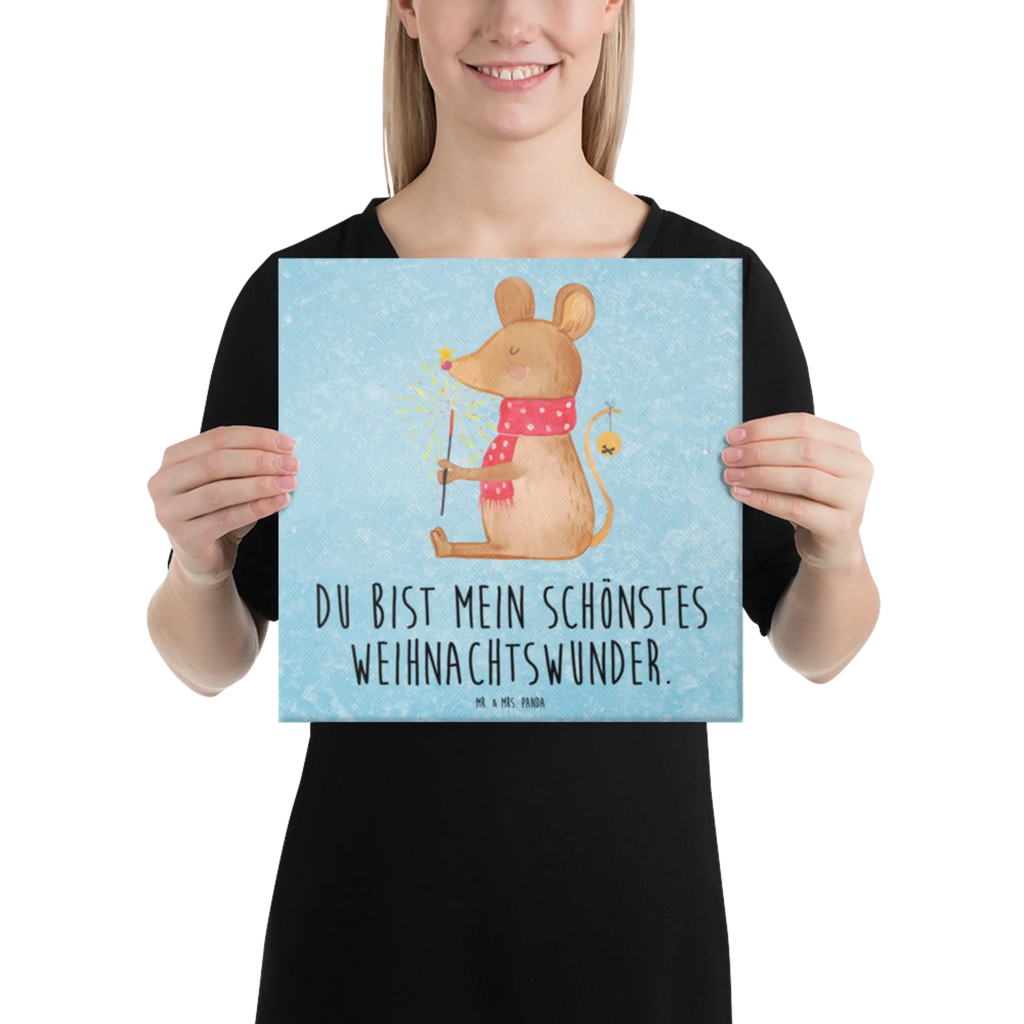 Canvas picture Mouse Christmas Leinwand, Bild, Kunstdruck, Wanddeko, Dekoration, Winter, Weihnachten, Weihnachtsdeko, Nikolaus, Advent, Heiligabend, Wintermotiv, Frohe Weihnachten, Weihnachtsgruß, Weihnachtsmotiv, Maus, Mäuschen, Weihnachtswunder