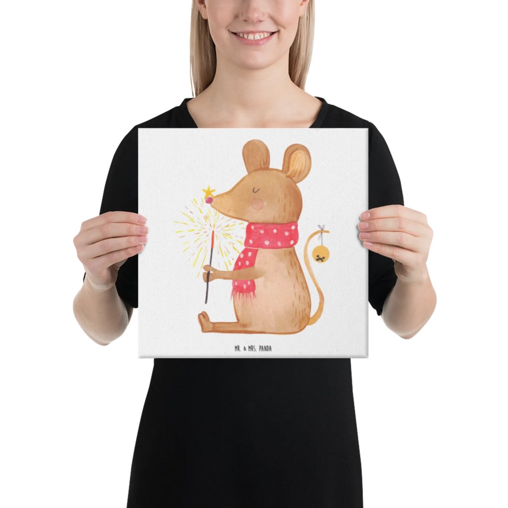 Canvas picture Mouse Christmas Leinwand, Bild, Kunstdruck, Wanddeko, Dekoration, Winter, Weihnachten, Weihnachtsdeko, Nikolaus, Advent, Heiligabend, Wintermotiv, Frohe Weihnachten, Weihnachtsgruß, Weihnachtsmotiv, Maus, Mäuschen, Weihnachtswunder