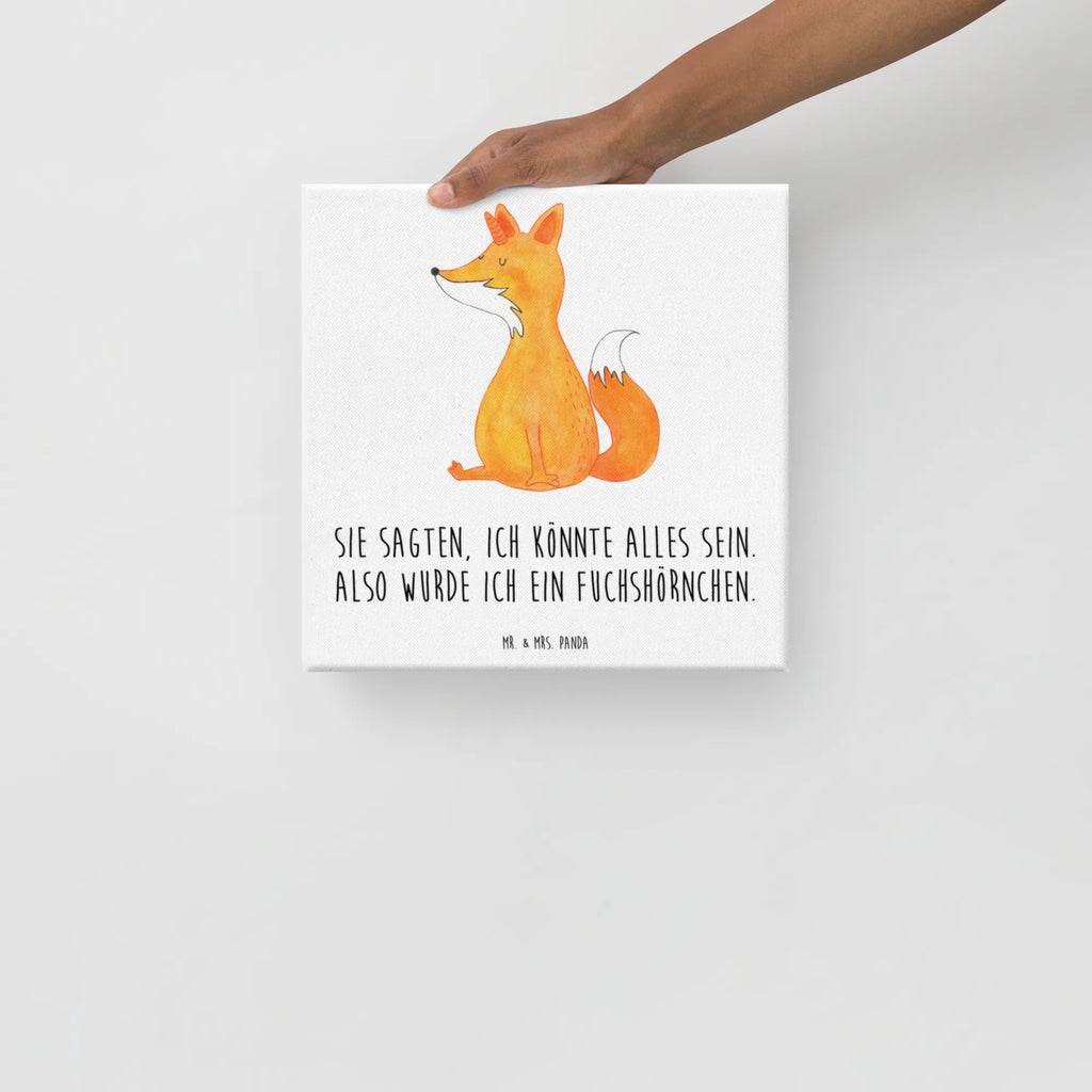 Leinwand Bild Fuchshörnchen Leinwand, Bild, Kunstdruck, Wanddeko, Dekoration, Einhorn, Einhörner, Einhorn Deko, Unicorn, Fuchs, Unicorns, Fuchshörnchen, Fuchshorn, Foxycorn, Füchse