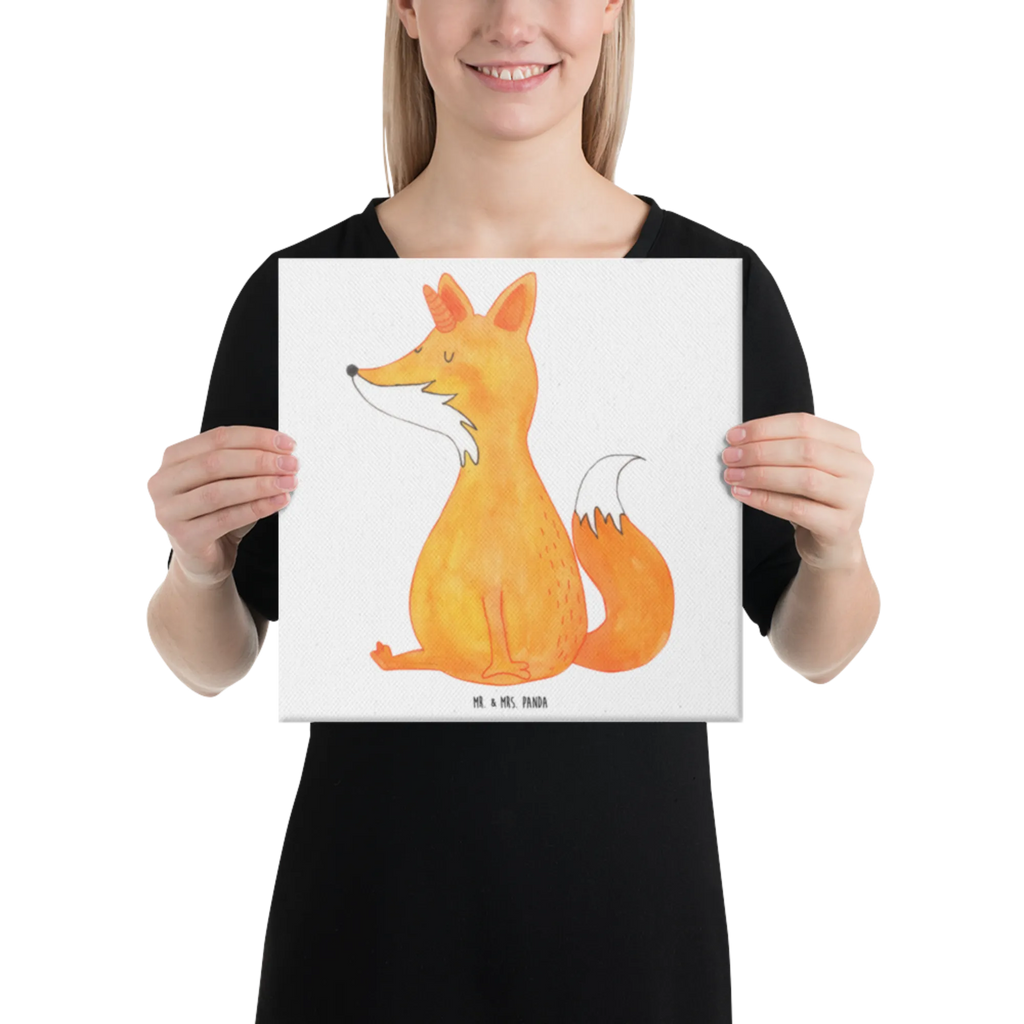 Leinwand Bild Fuchshörnchen Leinwand, Bild, Kunstdruck, Wanddeko, Dekoration, Einhorn, Einhörner, Einhorn Deko, Unicorn, Fuchs, Unicorns, Fuchshörnchen, Fuchshorn, Foxycorn, Füchse