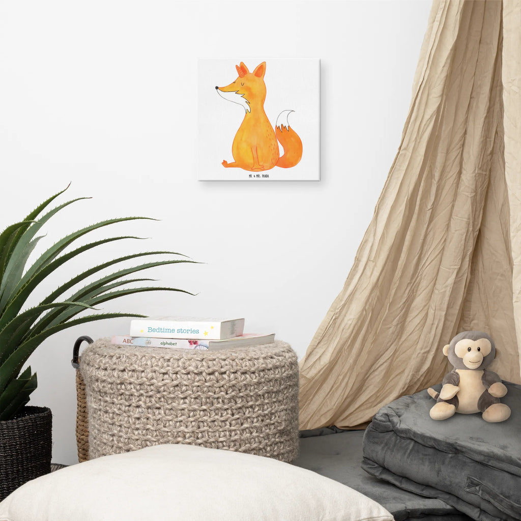 Leinwand Bild Fuchshörnchen Leinwand, Bild, Kunstdruck, Wanddeko, Dekoration, Einhorn, Einhörner, Einhorn Deko, Unicorn, Fuchs, Unicorns, Fuchshörnchen, Fuchshorn, Foxycorn, Füchse