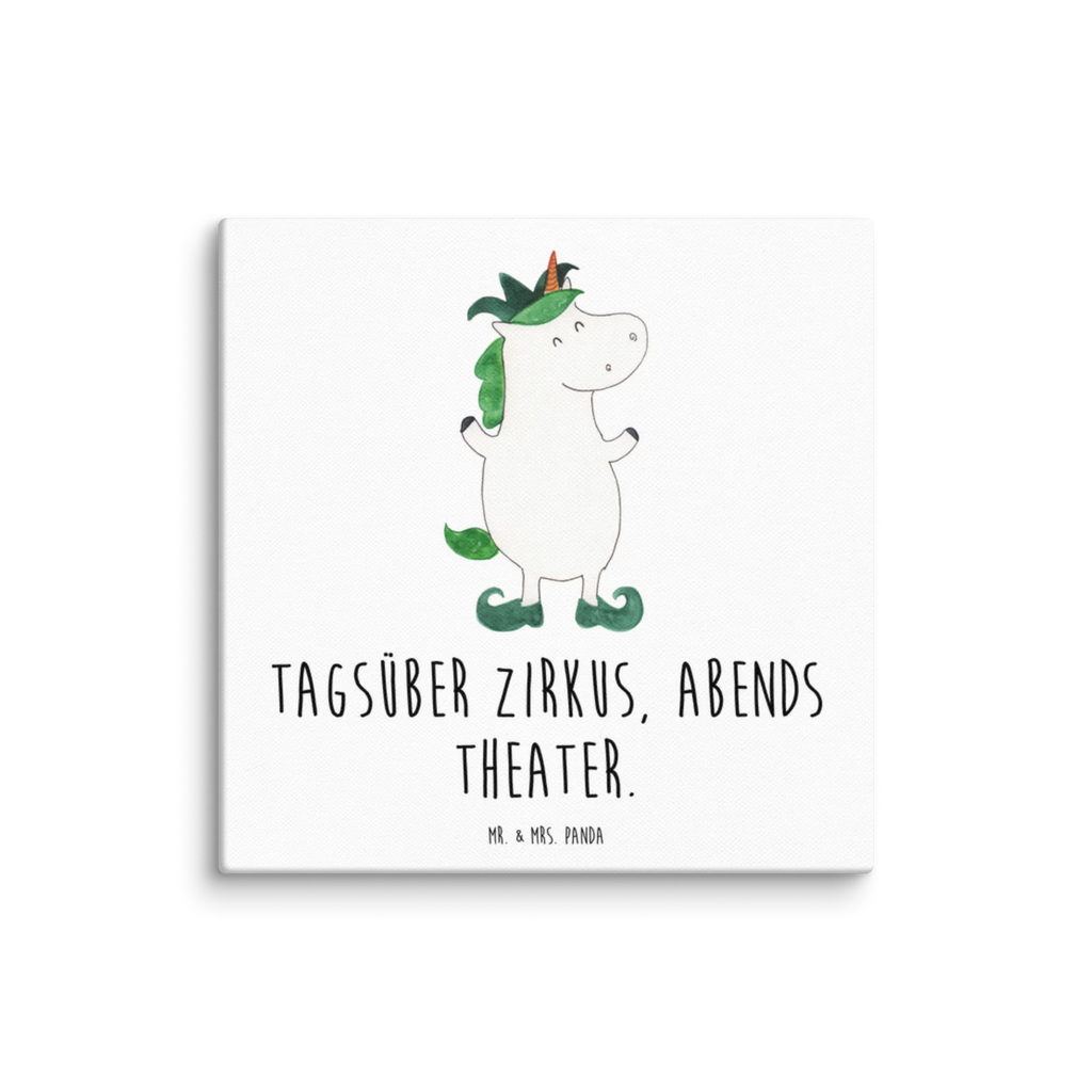 Canvas picture unicorn joker Bild, Leinwand, Wanddeko, Kunstdruck, Unicorn, Einhorn, Einhorn Deko, Einhörner, Hofnarr, Gaukler, Mittelalter, Kasper