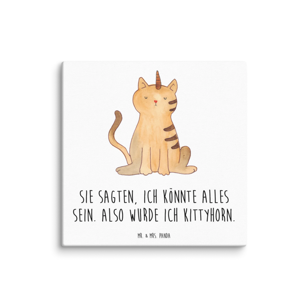 Canvas picture unicorn Cat Leinwand, Bild, Kunstdruck, Wanddeko, Dekoration, Einhorn, Einhörner, Einhorn Deko, Unicorn, Katzer, Mieze, Regenbogen, Glitzer, Einhornpower, Erwachsenwerden, Katze, Katzenhorn, Einhornkatze, Kittyhorn